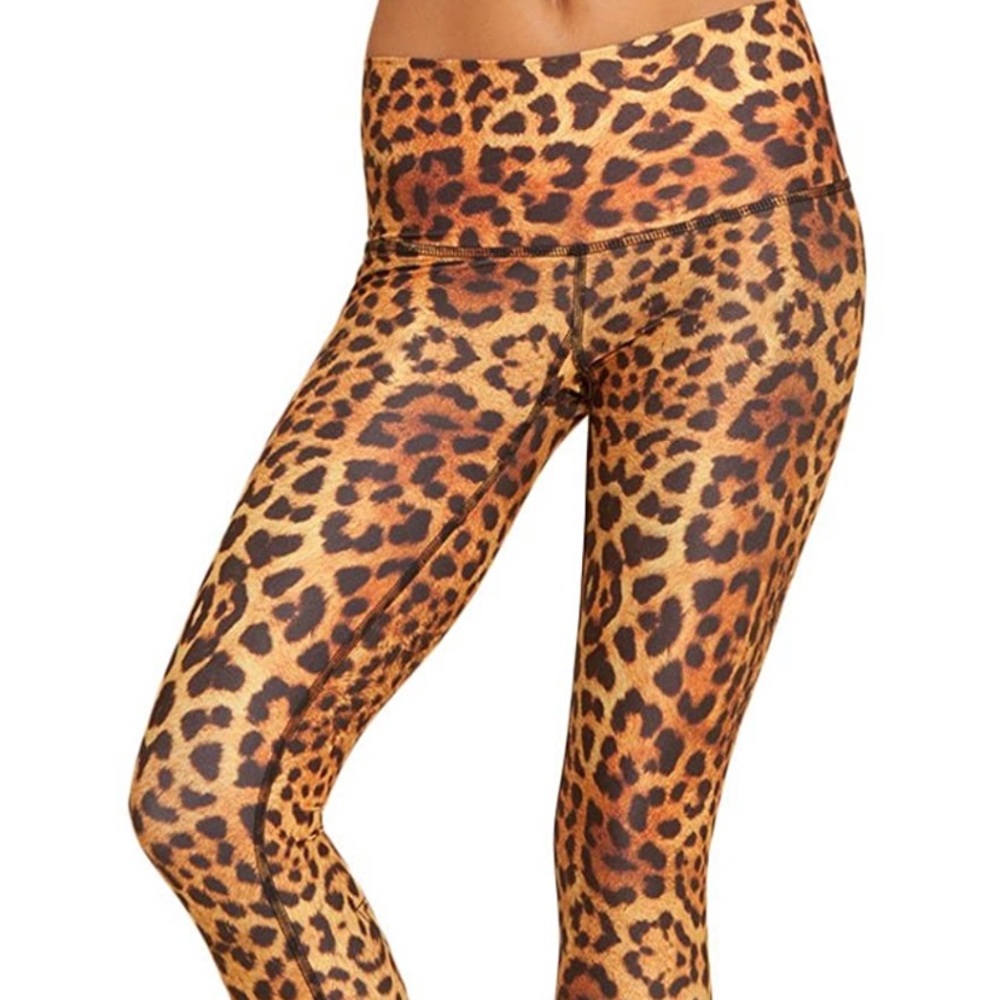Teeki Awakening Hot Pants in Gold Leopard